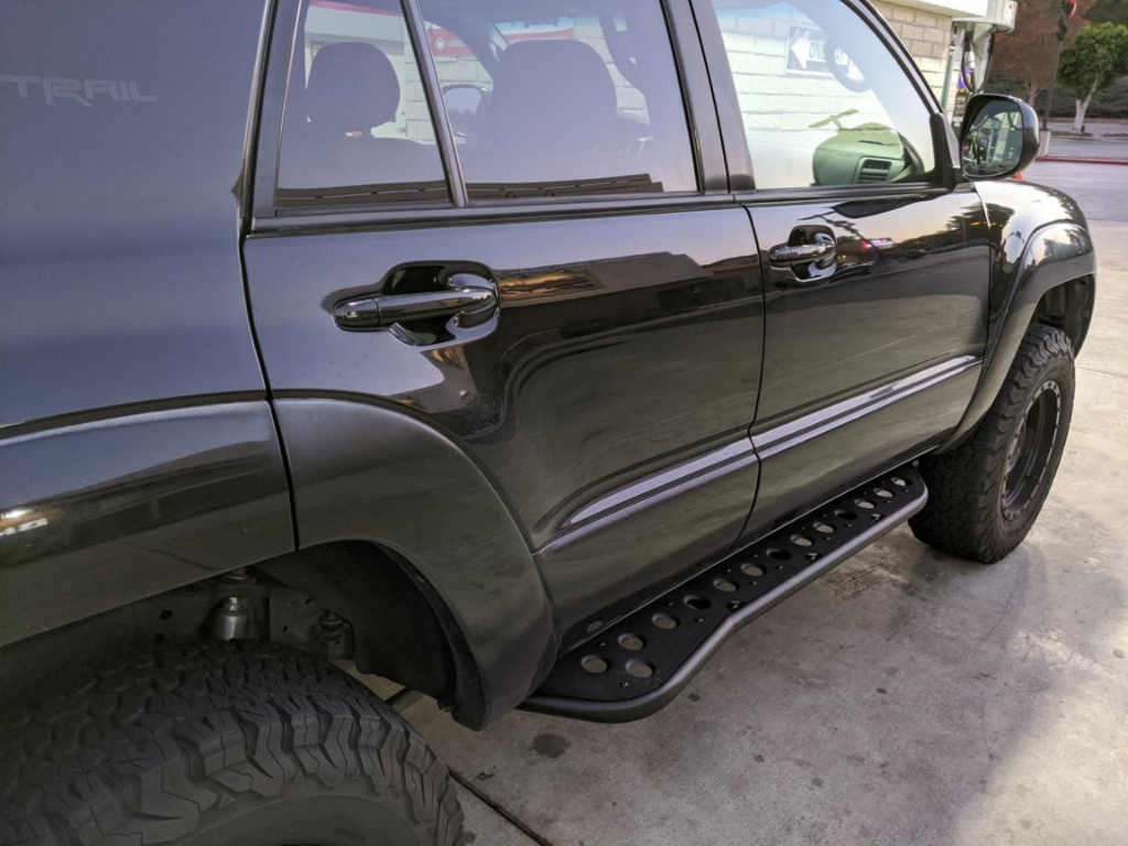 2010-2022 TOYOTA 4RUNNER STEP EDITION BOLT ON ROCK SLIDERS-Offroad Scout