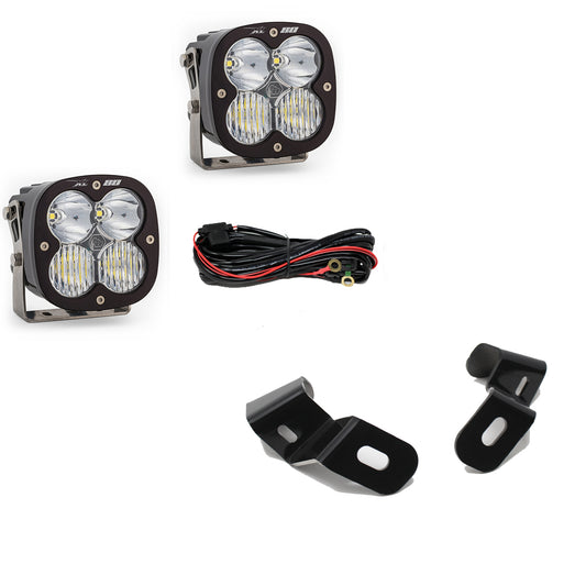 Dodge Ram LED Light Pods For Ram 2500/3500 19-On A-Pillar Kits XL 80 Driving Combo Baja Designs-Offroad Scout
