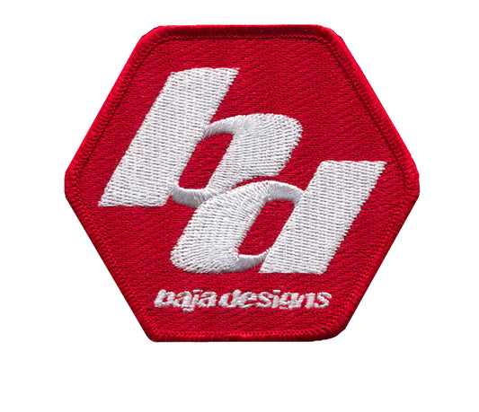 Baja Designs Patch 3x3 Inch Red/White-Offroad Scout