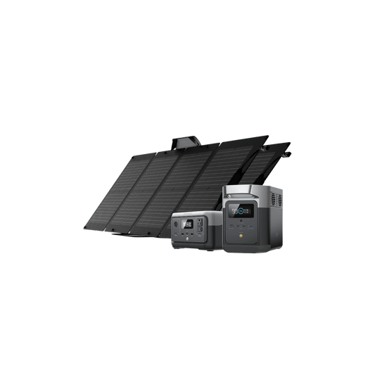 DELTA mini + RIVER 2 + 2 x 110W Portable Solar Panels-Offroad Scout