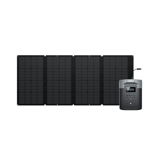EcoFlow DELTA 2 Max + 160W Portable Solar Panel-Offroad Scout
