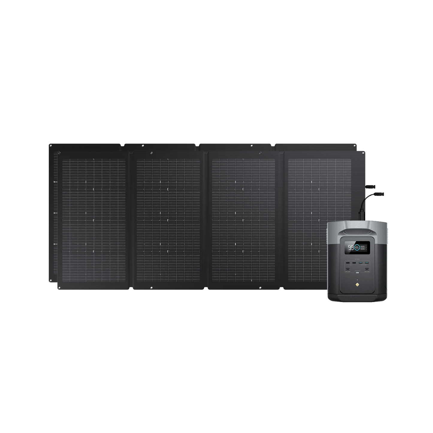 EcoFlow DELTA 2 Max + 220W Portable Solar Panel-Offroad Scout