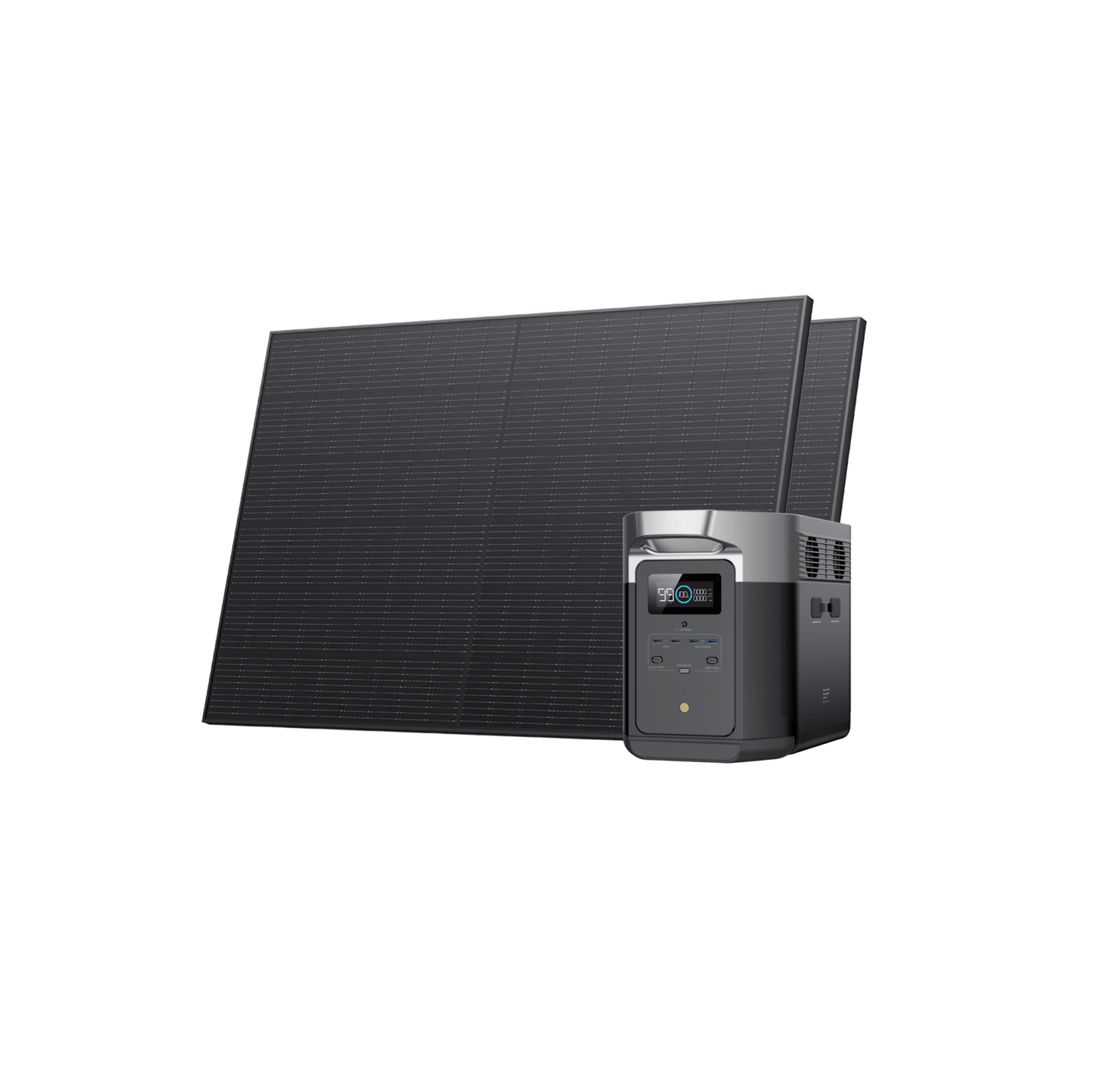 EcoFlow DELTA Max Portable Power Station + 2*400W Rigid Solar Panel-Offroad Scout