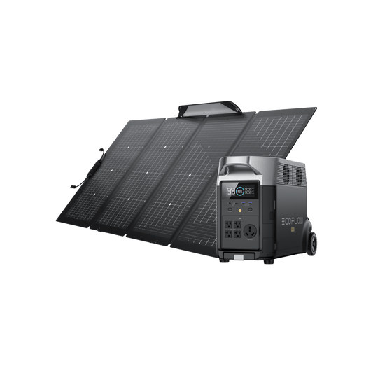 EcoFlow DELTA Pro + 220W Portable Solar Panel-Offroad Scout