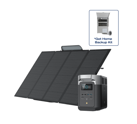 EcoFlow DELTA Pro + 400W Portable Solar Panel + Transfer Switch (Prime Day)-Offroad Scout